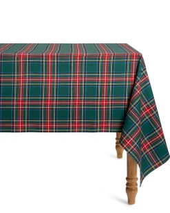 Petite Plume Place Settings & Linens|Signature Twill Tablecloth in Kensington Tartan
