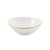 Anna Weatherley Dinnerware|Simply Elegant Cereal Bowl in White/Gold
