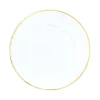 Anna Weatherley Dinnerware|Simply Elegant Salad Plate in White/Gold