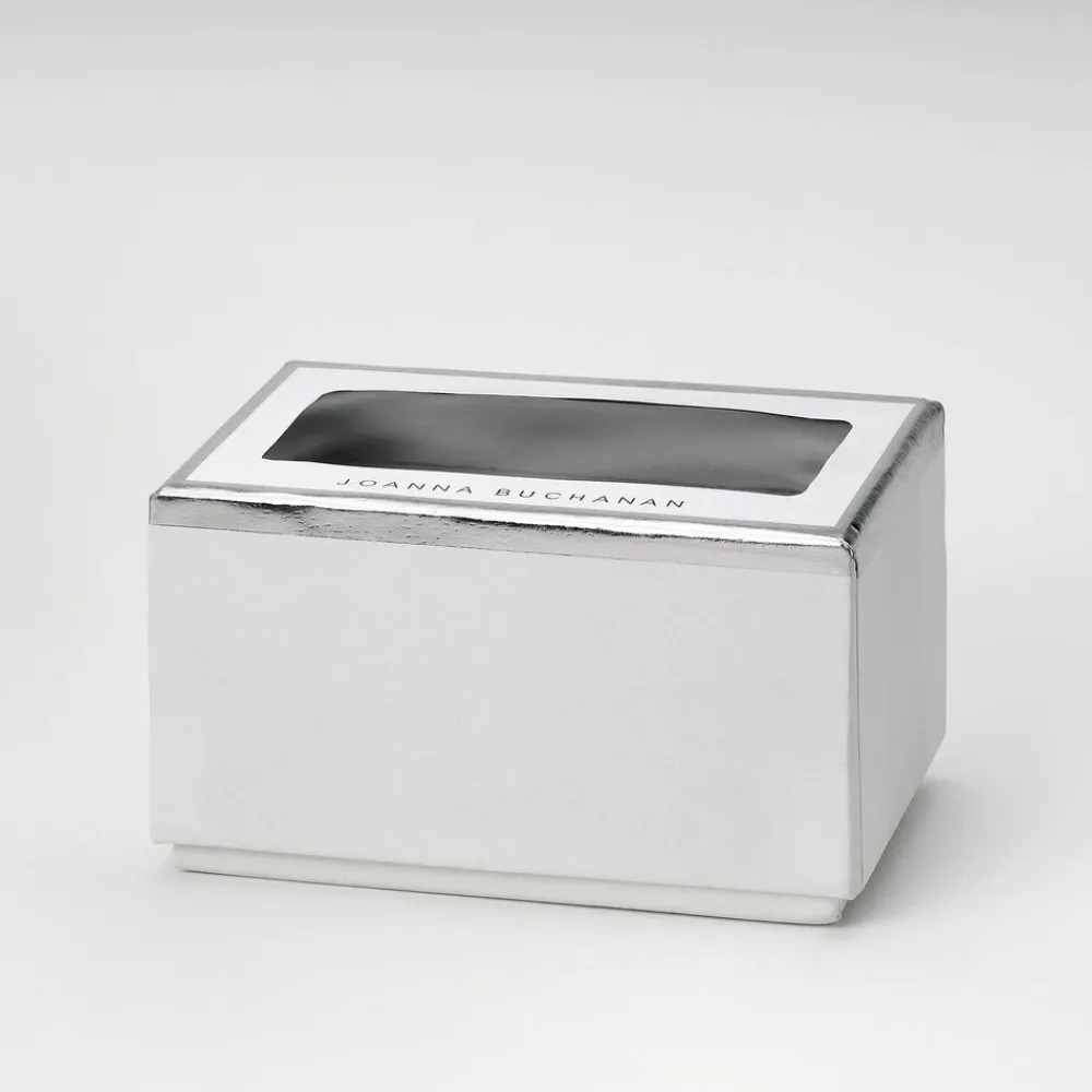 Joanna Buchanan Place Settings & Linens|Skinny Stripey Bee Napkin Rings in Green, Set of Four