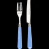 Late Afternoon Flatware|Sky Blue Knife and Fork Set