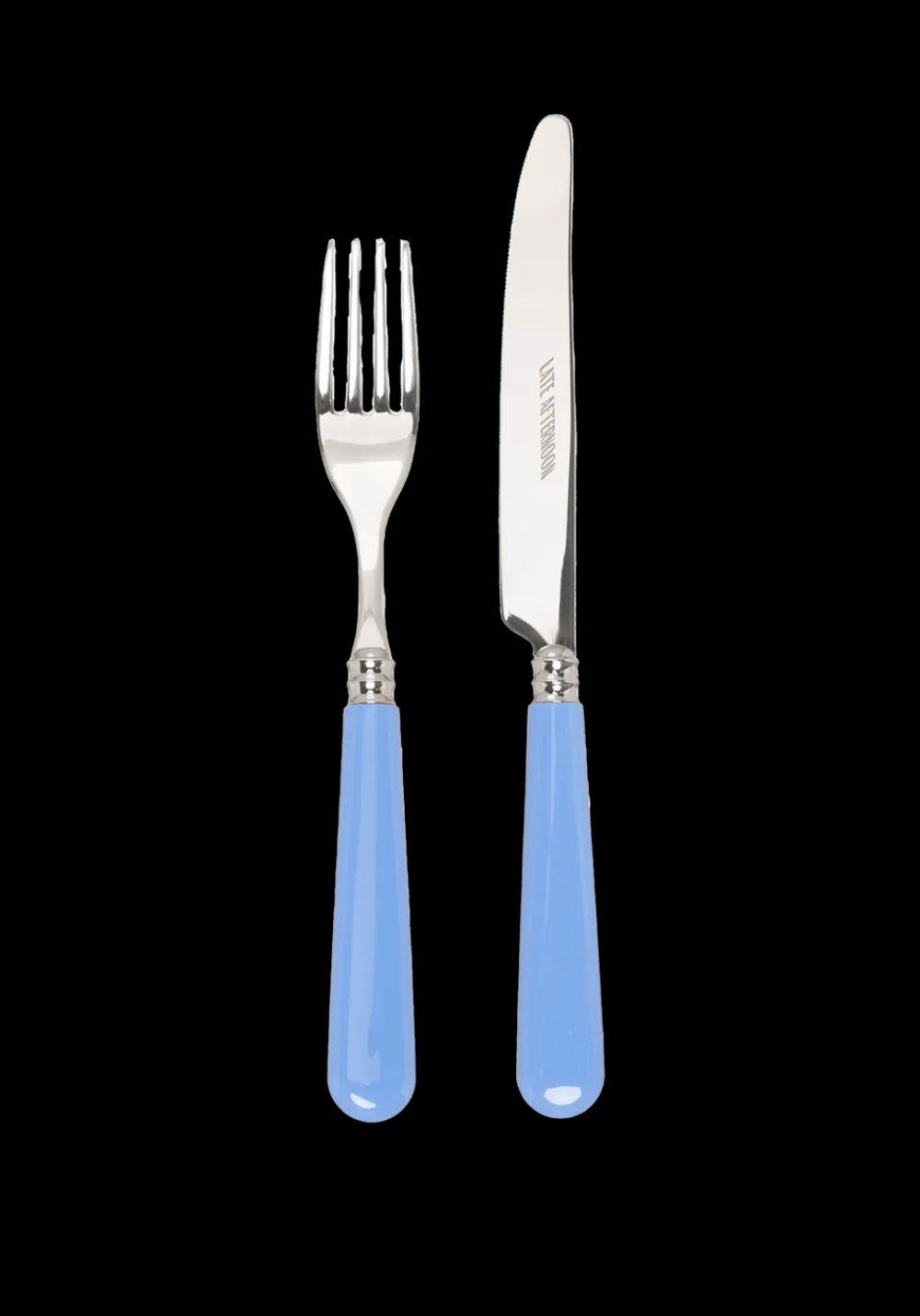Late Afternoon Flatware|Sky Blue Knife and Fork Set