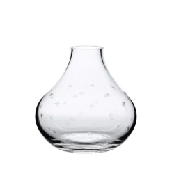 The Vintage List Glassware|Small Crystal Vase with Stars Design