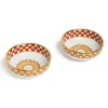 La DoubleJ Dinnerware|Snack Bowl in Apollo Mattone, Set of 2