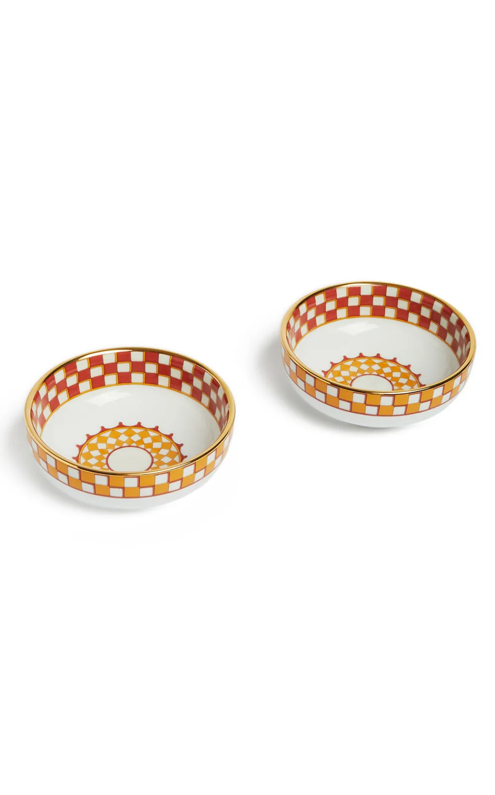La DoubleJ Dinnerware|Snack Bowl in Apollo Mattone, Set of 2