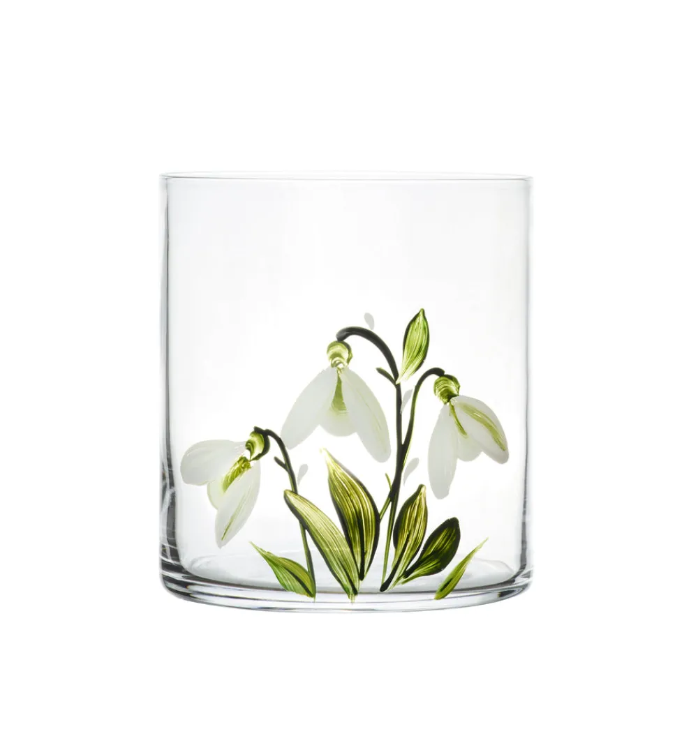 Petra Palumbo Glassware|Snowdrop Crystal Tumbler