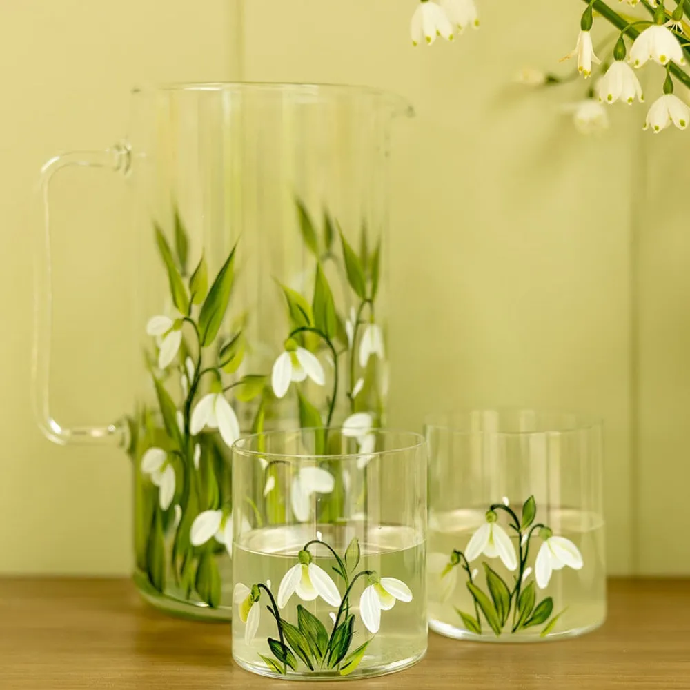 Petra Palumbo Glassware|Snowdrop Crystal Tumbler