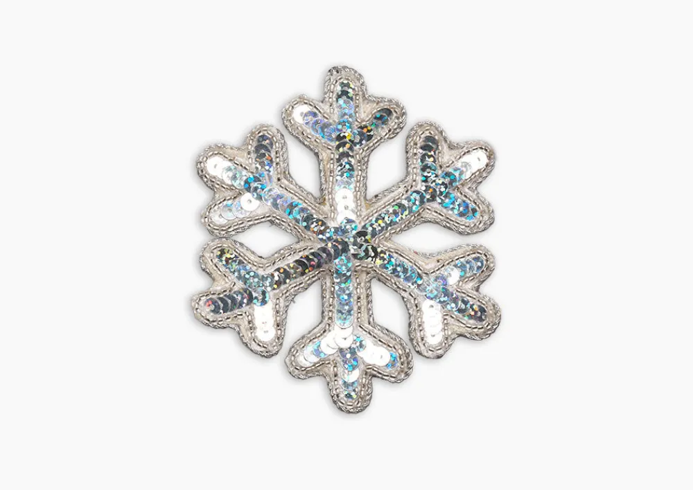 Henry Handwork Place Settings & Linens|Snowflake Silver Ornament