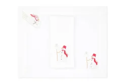 TriChi Design Place Settings & Linens|Snowman Collection, Set of 2