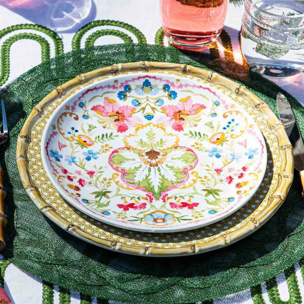 Juliska Dinnerware|Sofia Melamine Dessert/Salad Plate in Multi