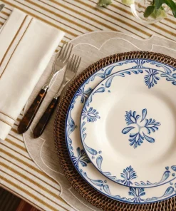 Rebecca Udall Place Settings & Linens|Sophie Classic Two Cord Napkin in Antique Gold