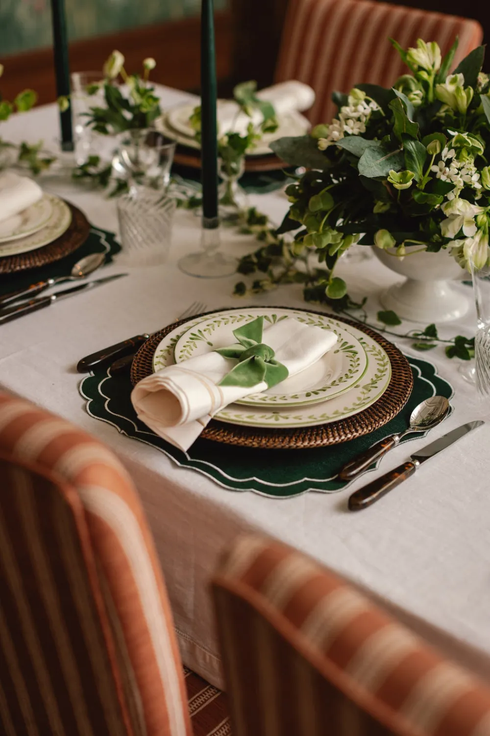 Rebecca Udall Place Settings & Linens|Sophie Classic Two Cord Napkin in Antique Gold