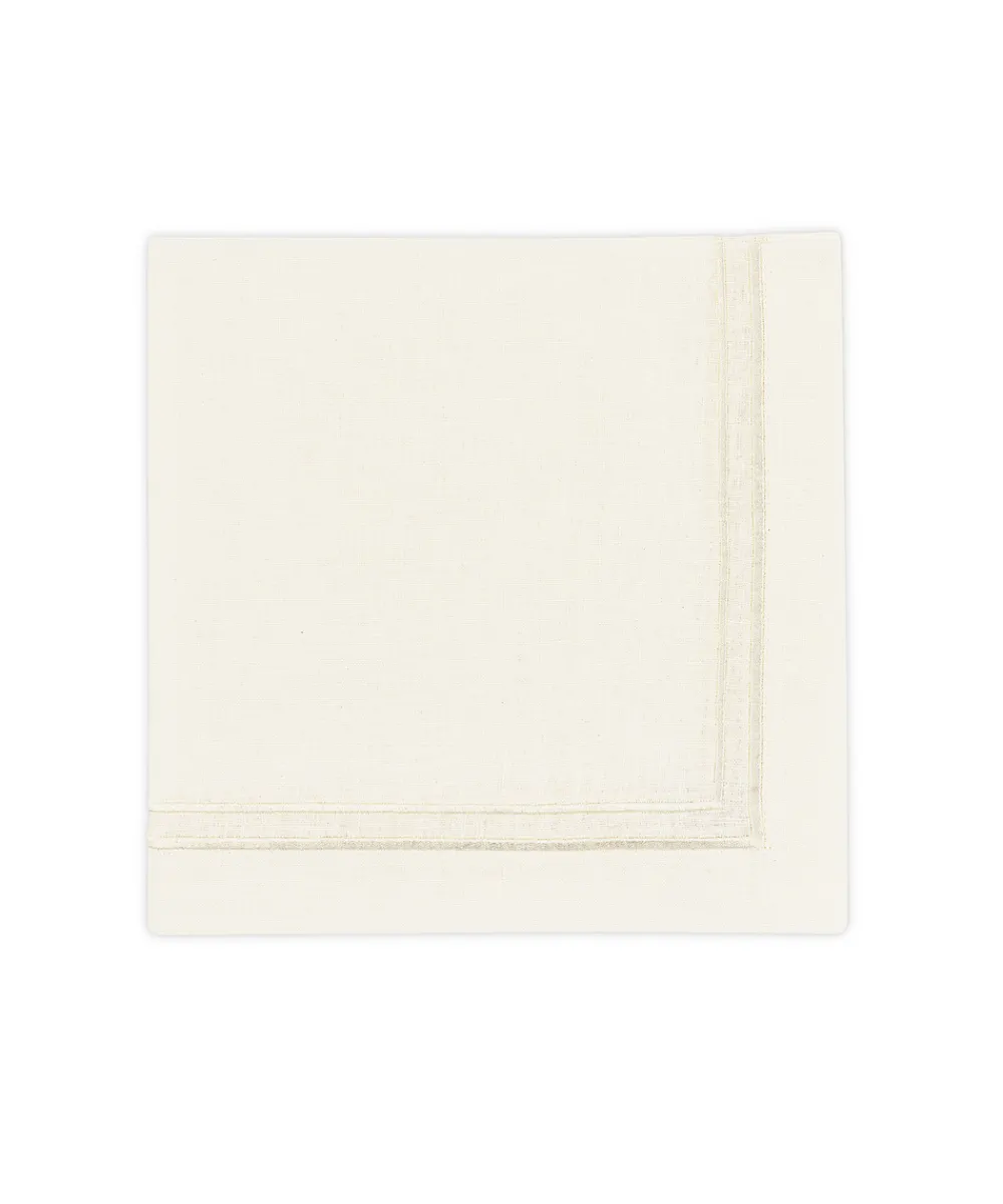 Rebecca Udall Place Settings & Linens|Sophie Classic Two Cord Napkin in White