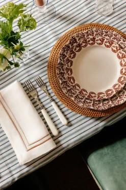Rebecca Udall Place Settings & Linens|Sophie Classic Two Cord Napkin in Dusky Pink