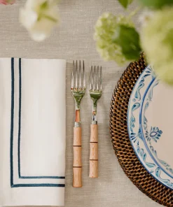 Rebecca Udall Place Settings & Linens|Sophie Classic Two Cord Napkin in Midnight Blue