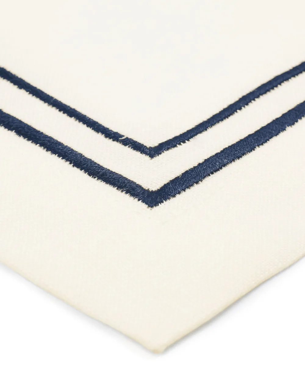 Rebecca Udall Place Settings & Linens|Sophie Classic Two Cord Napkin in Midnight Blue