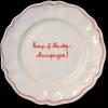 Sveva's Home Dinnerware|Soup of the Day: Champagne Scalloped Plate, Set of 6