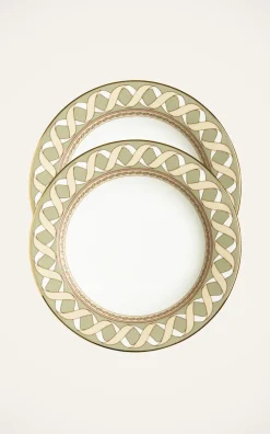 La DoubleJ Dinnerware|Soup Plates in Odysseus Pistachio, Set Of 2