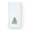 TriChi Design Place Settings & Linens|Sparkling Christmas Tree Napkin, Set of 4