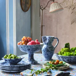 Cabana Kitchen|Décor|Speckled Fruit Stand in Blue