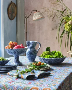 Cabana Dinnerware|Speckled Serving Bowl in Blue