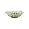 Cabana Dinnerware|Speckled Small Bowl in Green and White