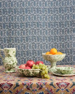 Cabana Dinnerware|Speckled Small Bowl in Green and White