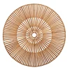Kim Seybert Place Settings & Linens|Spoke Placemat in Brown, Set of 4