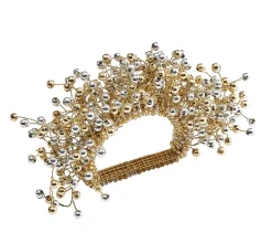 Kim Seybert Place Settings & Linens|Spray Napkin Rings, Set of 4