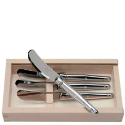 Jean Dubost Laguiole Flatware|Spreaders Stainless Steel, Set of 4