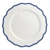 Caskata Dinnerware|Stella Scalloped Blue Dinner Plate