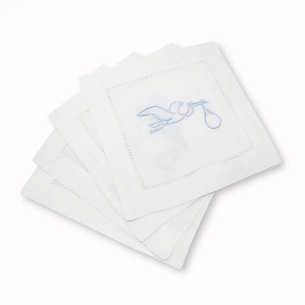 Chefanie Place Settings & Linens|Stork Cocktail Napkins, Set of 4