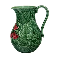Bordallo Pinheiro Dinnerware|Strawberries Pitcher