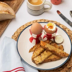 Issy Granger Dinnerware|Striped Egg Cup