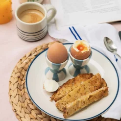 Issy Granger Dinnerware|Striped Egg Cup