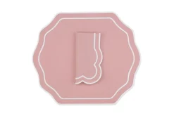 TriChi Design Place Settings & Linens|Stucco Cotton Blend Napkin and Placemat, Set of 4