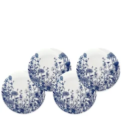 Caskata Dinnerware|Summer Blues Canape Plates