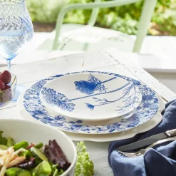Caskata Dinnerware|Summer Blues Coupe Salad Plate