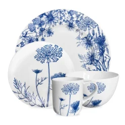 Caskata Dinnerware|Summer Blues 4-Piece Place Setting