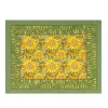 Couleur Nature Place Settings & Linens|Sunflower Mats in Yellow & Green, Set of 6