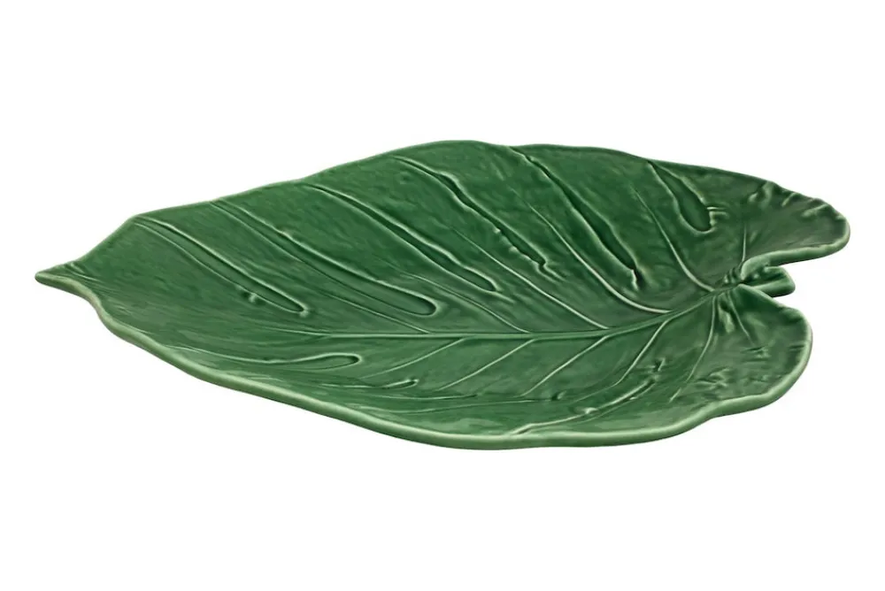 Bordallo Pinheiro Dinnerware|Swiss Cheese Leaf