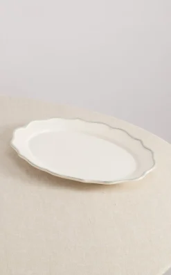 Maison Madison Dinnerware|Sylvia Oval Platter 15.5