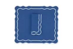 TriChi Design Place Settings & Linens|Tableau Linen Napkin and Placemat, Set of 4