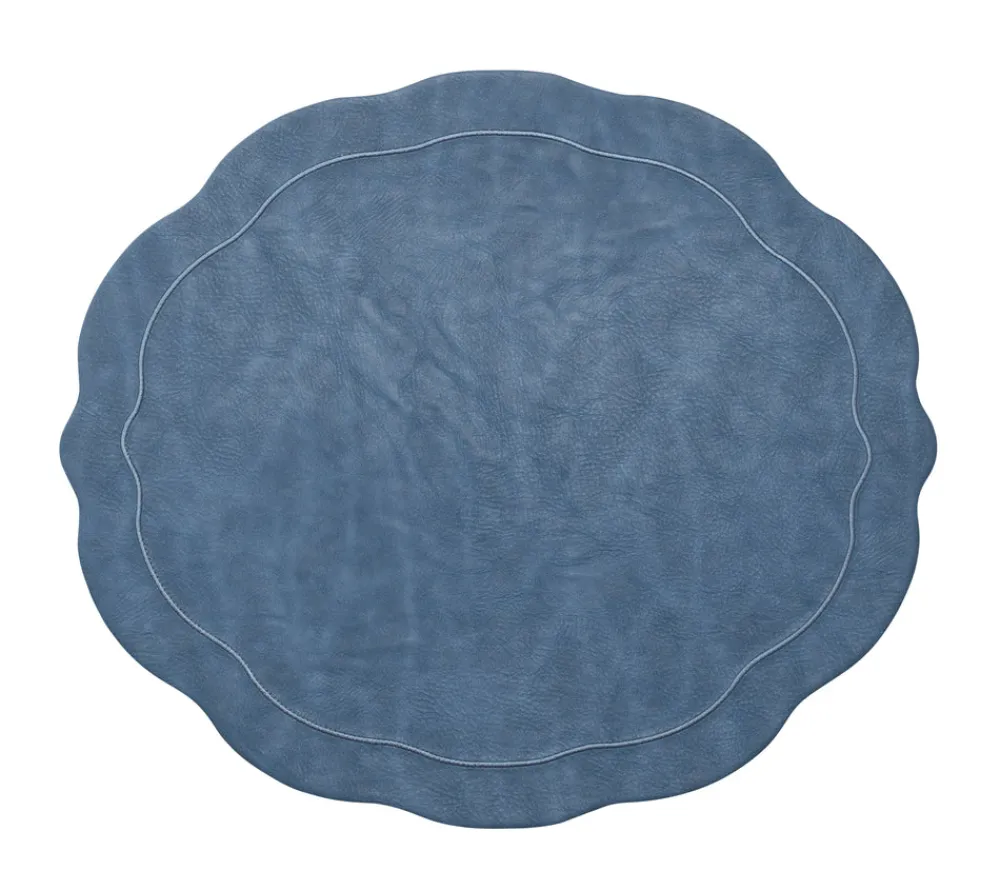 Kim Seybert Place Settings & Linens|Tailored Placemats in Blue, Set of 4