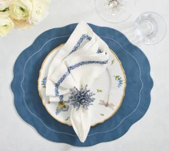Kim Seybert Place Settings & Linens|Tailored Placemats in Blue, Set of 4