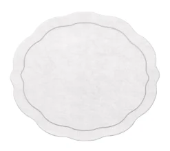 Kim Seybert Place Settings & Linens|Tailored Placemats in Silver, Set of 4