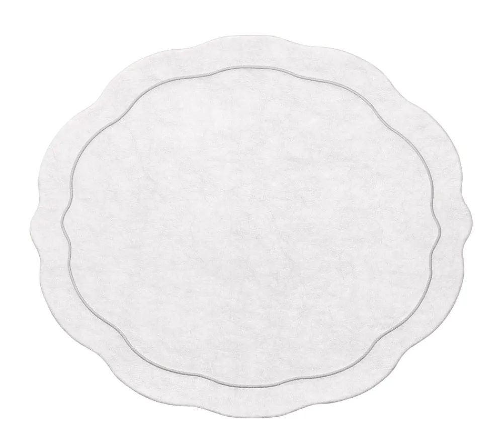Kim Seybert Place Settings & Linens|Tailored Placemats in Silver, Set of 4