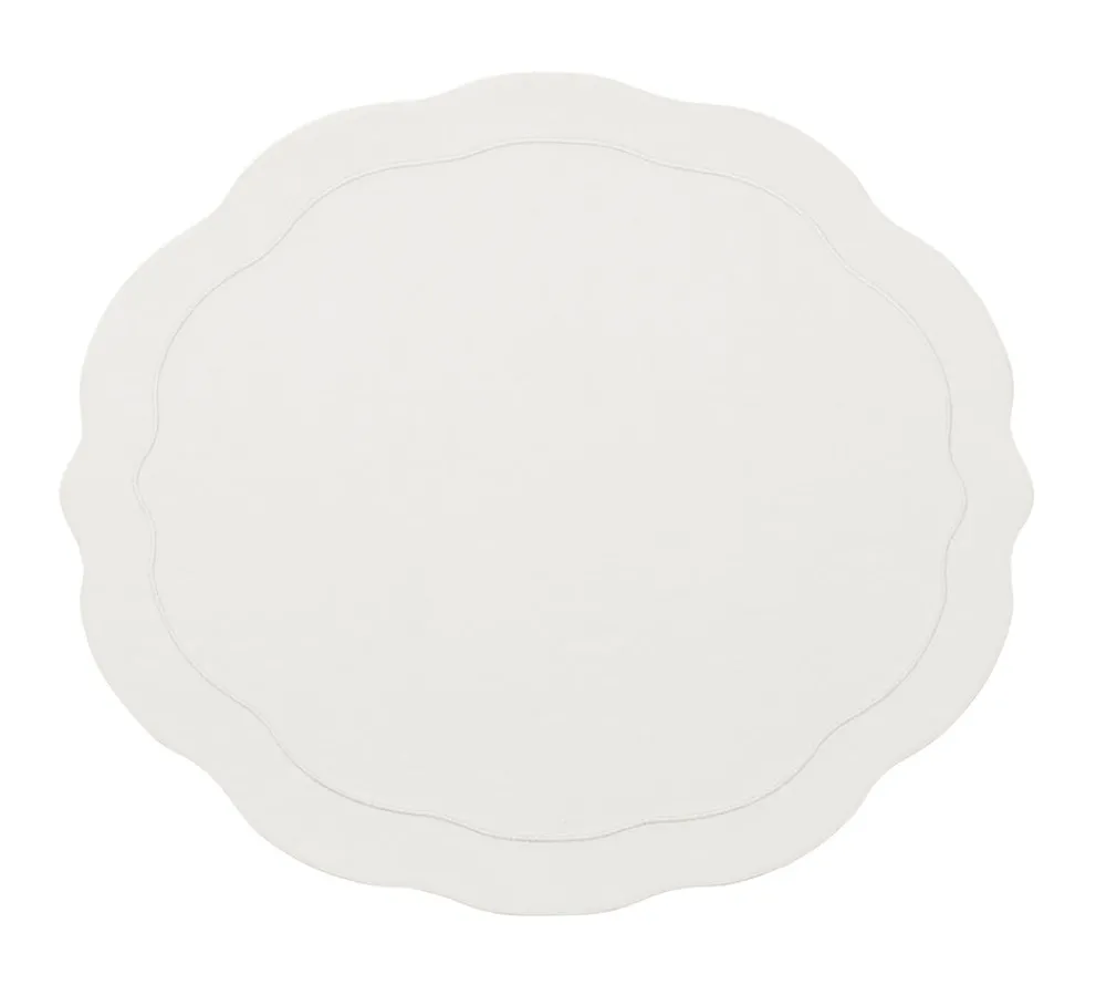 Kim Seybert Place Settings & Linens|Tailored Placemats in White, Set of 4