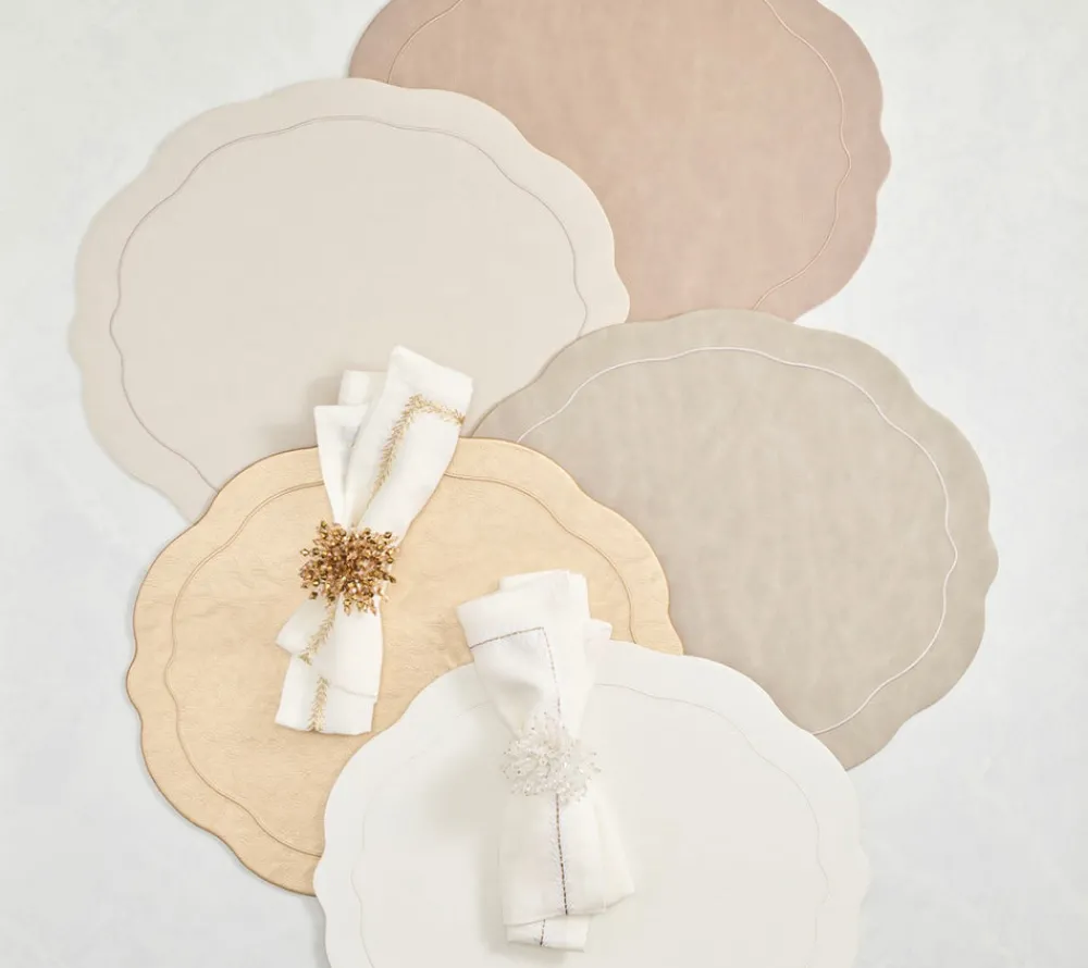 Kim Seybert Place Settings & Linens|Tailored Placemats in White, Set of 4