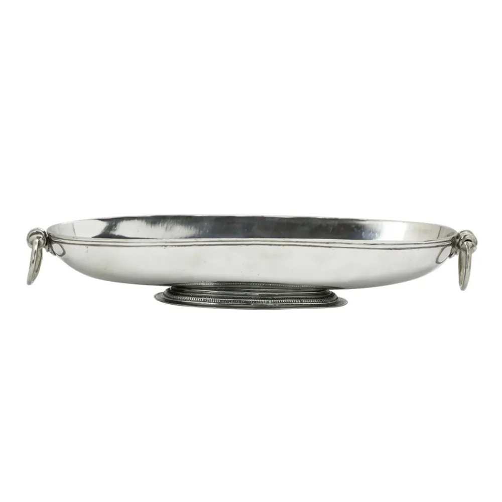 Salisbury Dinnerware|Talbot Manor Caroline Serving Bowl with Handles Oval Footed Caroline